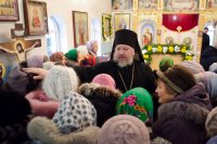 Божественная литургия в день памяти свт. Спиридона Тримифунтского