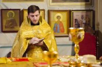 Божественная литургия в Свято-Петро-Павловском кафедральном соборе г.Гомеля