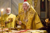 Божественная литургия в Свято-Петро-Павловском кафедральном соборе г.Гомеля