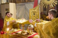 Божественная литургия в Свято-Петро-Павловском кафедральном соборе г.Гомеля