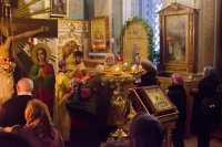 Божественная литургия в Свято-Петро-Павловском кафедральном соборе г.Гомеля