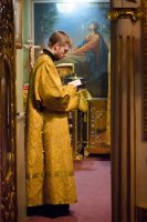 Божественная литургия в Свято-Петро-Павловском кафедральном соборе г.Гомеля