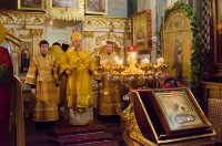 Божественная литургия в Свято-Петро-Павловском кафедральном соборе г.Гомеля