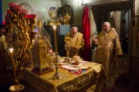 Божественная литургия в Свято-Петро-Павловском кафедральном соборе г.Гомеля