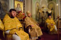 Божественная литургия в Свято-Петро-Павловском кафедральном соборе г.Гомеля