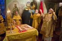 Божественная литургия в Свято-Петро-Павловском кафедральном соборе г.Гомеля