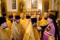 Божественная Литургия в Свято-Покровском храме села Корма Добрушского района