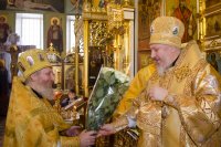 Божественная Литургия в Свято-Покровском храме села Корма Добрушского района