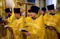 Божественная Литургия в Свято-Покровском храме села Корма Добрушского района