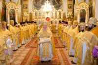 Божественная Литургия в Свято-Покровском храме села Корма Добрушского района