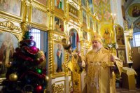 Божественная Литургия в Свято-Покровском храме села Корма Добрушского района