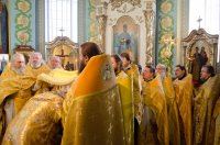 Божественная Литургия в Свято-Покровском храме села Корма Добрушского района