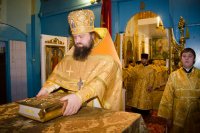 Божественная Литургия в Свято-Покровском храме села Корма Добрушского района