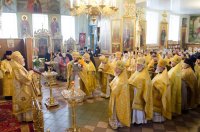 Божественная Литургия в Свято-Покровском храме села Корма Добрушского района