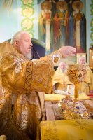 Божественная Литургия в Свято-Покровском храме села Корма Добрушского района