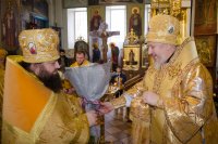 Божественная Литургия в Свято-Покровском храме села Корма Добрушского района