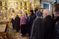 Божественная Литургия в Свято-Покровском храме села Корма Добрушского района