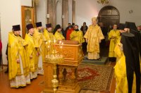 Божественная литургия в Свято-Никольском мужском монастыре Божественная литургия в Свято-Никольском мужском монастыре