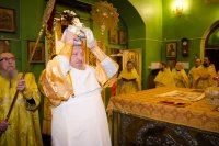 Божественная литургия в Свято-Никольском мужском монастыре Божественная литургия в Свято-Никольском мужском монастыре