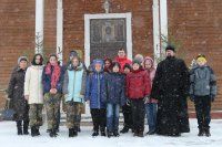 Воспитанники военно-патриотического класса посетили храм святого Архангела Михаила в г. Гомеле Воспитанники военно-патриотического класса посетили храм святого Архангела Михаила в г. Гомеле