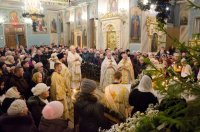Божественная литургия в праздник Рождества Господа и Спаса нашего Иисуса Христа