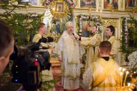 Божественная литургия в праздник Рождества Господа и Спаса нашего Иисуса Христа