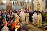 Божественная литургия в праздник Рождества Господа и Спаса нашего Иисуса Христа