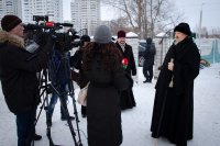 Преосвященный Стефан принял участие в рождественском мероприятии, прошедшем в Спасо-Преображенском храме города Гомеля