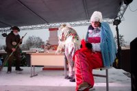 Преосвященный Стефан принял участие в рождественском мероприятии, прошедшем в Спасо-Преображенском храме города Гомеля