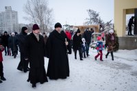 Преосвященный Стефан принял участие в рождественском мероприятии, прошедшем в Спасо-Преображенском храме города Гомеля