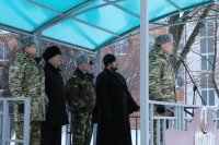 Священнослужители благословили на боевую учебу военнослужащих в/ч 5525 Священнослужители благословили на боевую учебу военнослужащих в/ч 5525
