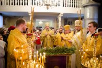 Божественная литургия в день Обрезания Господня и день памяти свт. Василия Великого