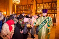 Божественная литургия в день памяти прп. Серафима Саровского