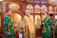 Божественная литургия в день памяти прп. Серафима Саровского