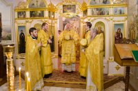  Божественная литургия в криптовом храме Свято-Петро-Павловском кафедрального собора