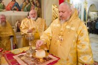  Божественная литургия в криптовом храме Свято-Петро-Павловском кафедрального собора