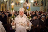 Божественная литургия в праздник Крещения Господня