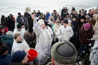 Божественная литургия в праздник Крещения Господня