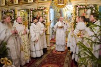 Божественная литургия в праздник Крещения Господня