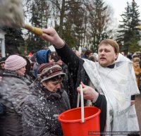Божественная литургия в праздник Крещения Господня