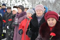 Траурный митинг-реквием на месте сожженной деревни Ола Траурный митинг-реквием на месте сожженной деревни Ола