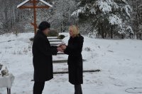 Траурный митинг-реквием на месте сожженной деревни Ола Траурный митинг-реквием на месте сожженной деревни Ола