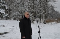 Траурный митинг-реквием на месте сожженной деревни Ола Траурный митинг-реквием на месте сожженной деревни Ола