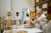 Божественная Литургия в храме Грузинской иконы Божией Матери