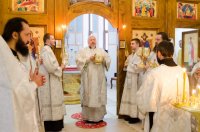 Божественная Литургия в храме Грузинской иконы Божией Матери