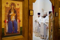 Божественная Литургия в храме Грузинской иконы Божией Матери