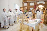 Божественная Литургия в храме Грузинской иконы Божией Матери