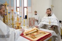 Божественная Литургия в храме Грузинской иконы Божией Матери