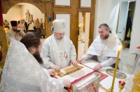 Божественная Литургия в храме Грузинской иконы Божией Матери