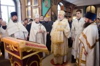 Богослужение в Никольском храме д. Ст. Волотова